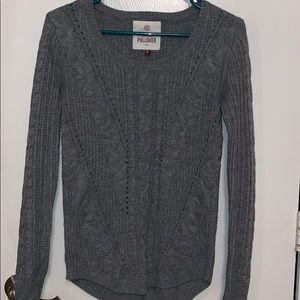 Gray sweater